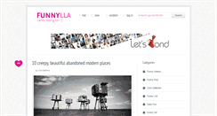 Desktop Screenshot of funnylla.com